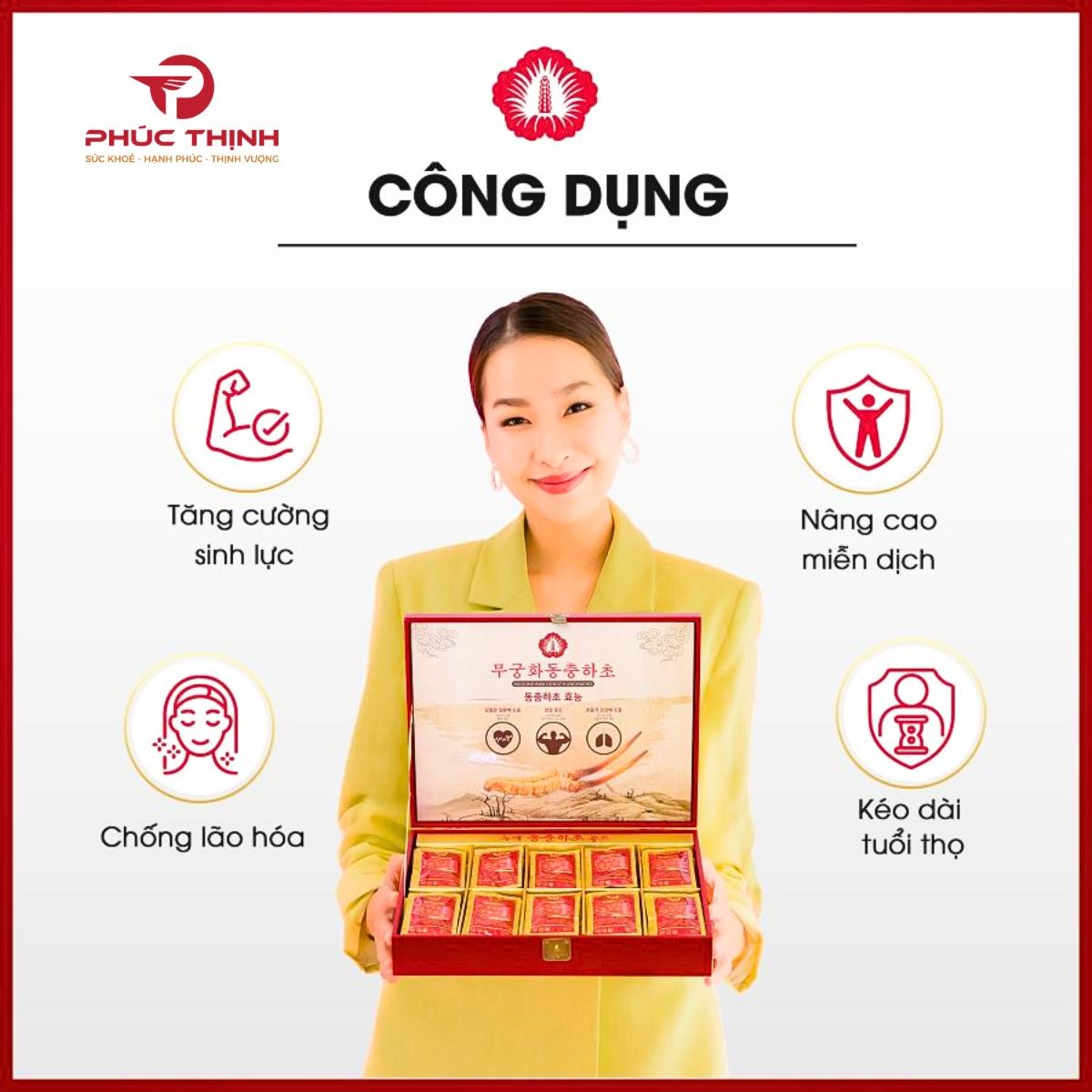 Tinh Chất Đông Trùng Hạ Thảo MUGUNGHWA biếu tặng